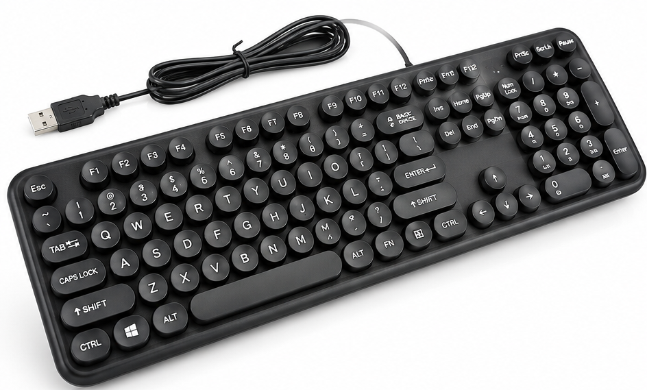 کیبورد سیمی میدیو مدل KB-8